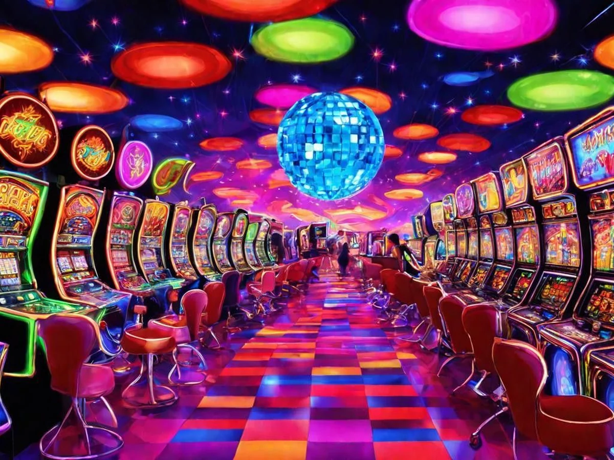 Tampilan permainan slot bertema di ASIA77